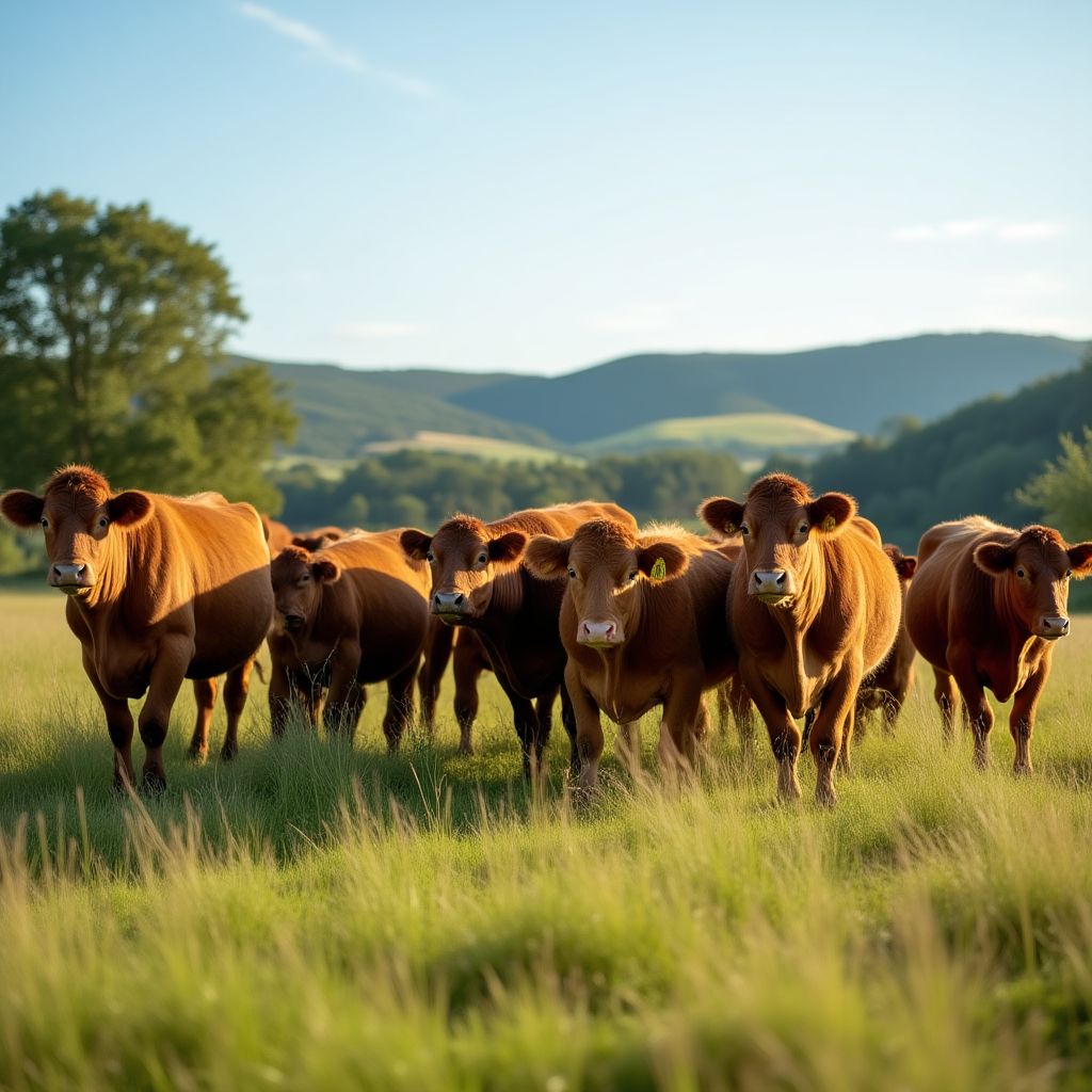 Regenerative grazing cattle