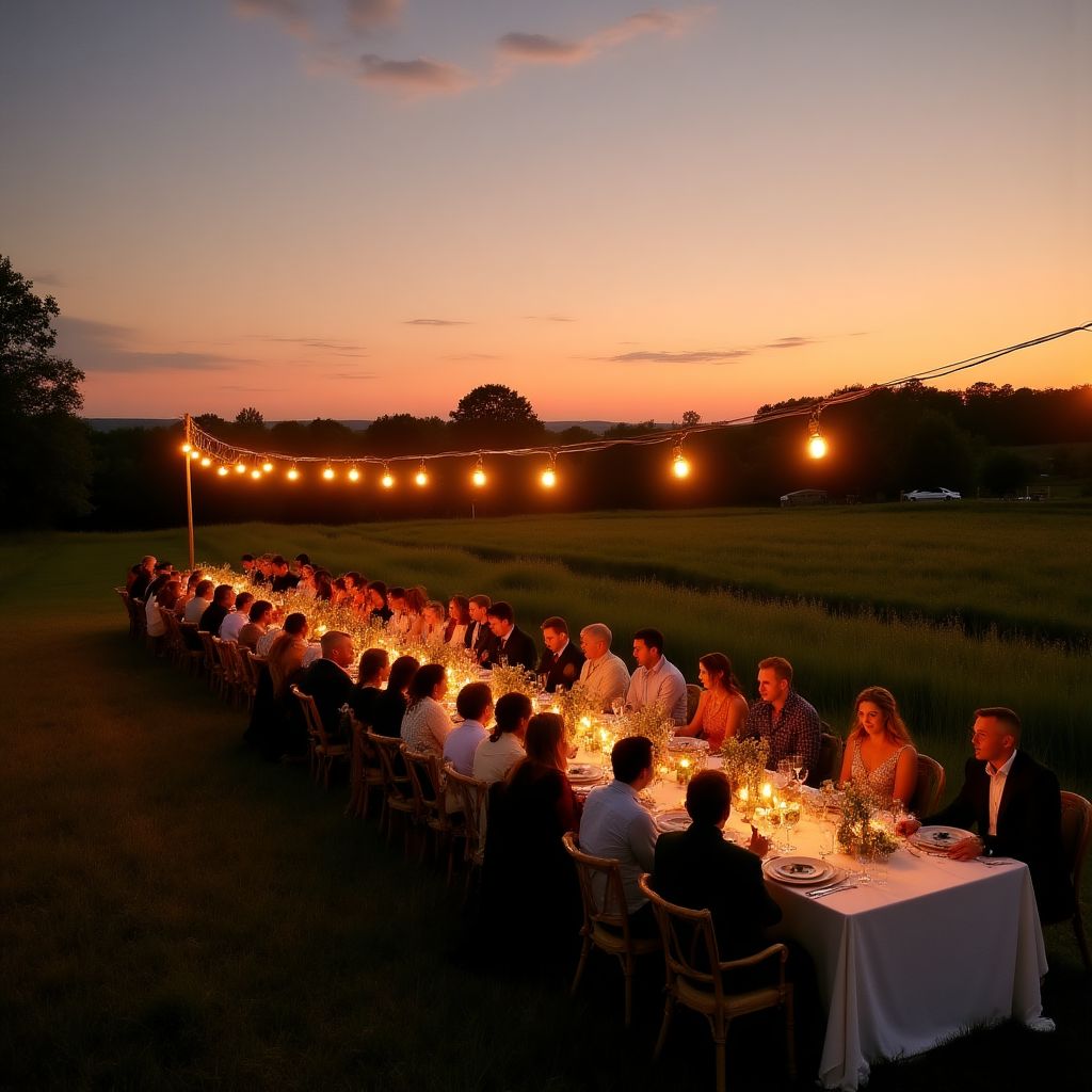 Farm-to-table dinner event